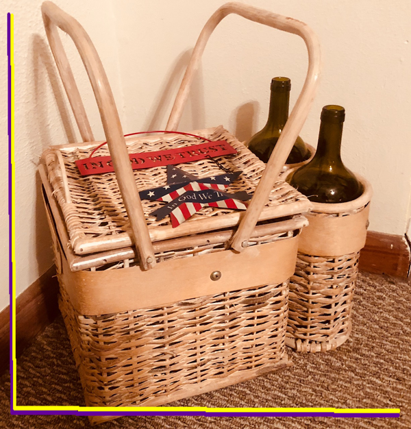 Antique Shop Basket